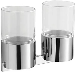 Стакан двойной IDDIS Corot хром L204 Стакан двойной IDDIS Corot хром L204, 1