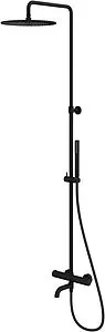 Душевая система с термостатом для ванны WHITECROSS Y black чёрный матовый Y1234BL Душевая система с термостатом для ванны WHITECROSS Y black чёрный матовый Y1234BL, 1