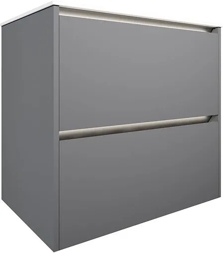 Тумба-умывальник подвесная Allen Brau Activity 70 платина/олива браш 1.34011.PGM+