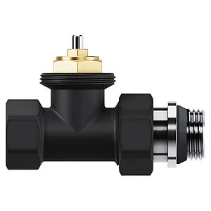 Комплект вентилей терморегулирующих прямых ½" в/н Royal Thermo Design черный RATVDP11212BL Комплект вентилей терморегулирующих прямых ½" в/н Royal Thermo Design черный RATVDP11212BL, 5