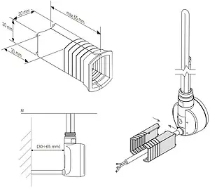 Маскировочный элемент хром Terma WRMAS001-CRO, 2