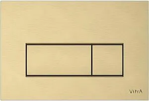 Клавиша смыва для унитаза VitrA Root Square 740-2325 шлифованное золото, 1