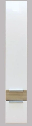 Шкаф-пенал подвесной Comforty Самара 30 кофе полоска/белый 00004134912CF