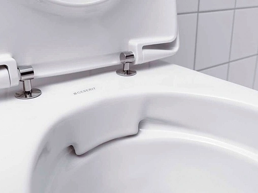 Комплект 5 в 1 Geberit Renova Rimfree 500.124.TC.R с кнопкой Delta 21 хром глянцевый Комплект 5 в 1 Geberit Renova Rimfree 500.124.TC.R с кнопкой Delta 21 хром глянцевый