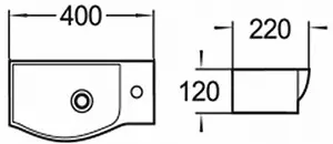 Раковина Comforty 40 белый 7947AL Раковина Comforty 40 белый 7947AL, 2
