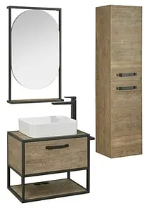 Тумба-умывальник подвесная Aquaton Лофт Фабрик 65 дуб кантри 1A2423K4LTDY0, 4