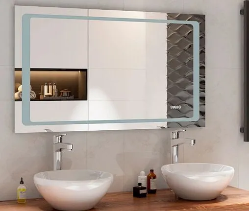 Зеркало с подсветкой Continent Atlantis Led 91.5x68.5 с подогревом