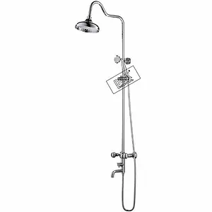 Душевая система со смесителем для ванны D&K Hessen.Kassel хром DA1424701D08 Душевая система со смесителем для ванны D&K Hessen.Kassel хром DA1424701D08, 1