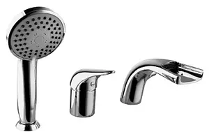 Смеситель на борт ванны на 3 отверстия Lemark Poseidon хром LM4245C Смеситель на борт ванны на 3 отверстия Lemark Poseidon хром LM4245C, 1