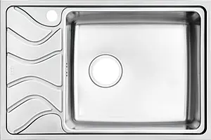 Мойка кухонная IDDIS Reeva 65 R хром REE71SRi77K, 1