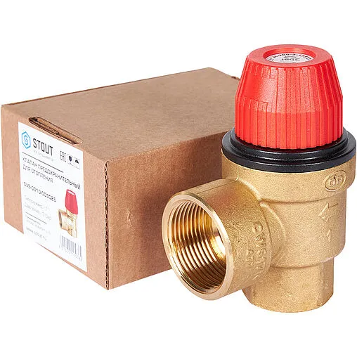 Клапан предохранительный 1&quot; 3 бар Stout SVS-0010-003025