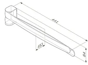 Полотенцедержатель Am.Pm Sensation хром A3032600 Полотенцедержатель Am.Pm Sensation хром A3032600, 2