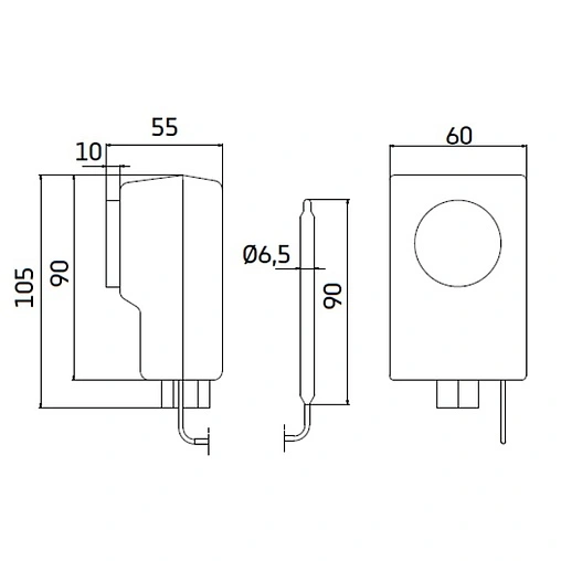 Механический термостат с капиллярной трубкой Valtec VT.AC616I.0.0