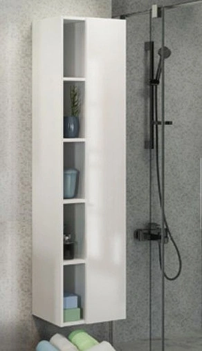 Шкаф-пенал подвесной Comforty Милан 40 белый 00004136467CF