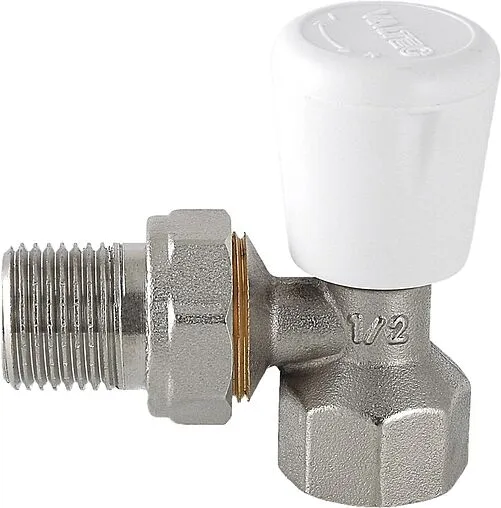 Вентиль регулирующий угловой ½" в/н Valtec VT.017.N.04