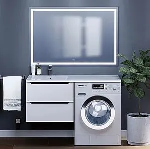 Тумба под умывальник подвесная Uperwood UPD Tanos 60 белый с графитовыми вставками 291020261 Тумба под умывальник подвесная Uperwood UPD Tanos 60 белый с графитовыми вставками 291020261, 4