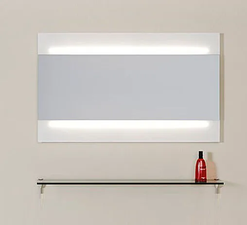 Зеркало с подсветкой Aqwella Bergamo 100 белый Ber.02.10
