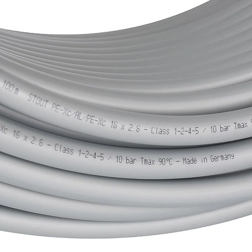 Труба металлополимерная Stout Stabil 16 x 2.6 мм PE-Xc/AL/PE-Xс бухта 100м SPS-0001-001626