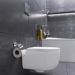 Унитаз подвесной безободковый Damixa Sirius белый DX86C1700SC Унитаз подвесной безободковый Damixa Sirius белый DX86C1700SC, 4