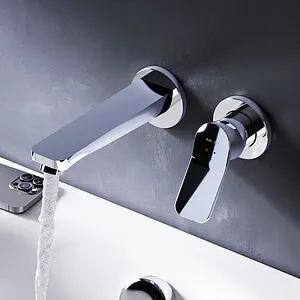 Смеситель для раковины из стены Am.Pm X-Joy хром F85A72600, 4