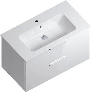 Тумба-умывальник подвесная Kerama Marazzi Piano 85 белый PI.85\WHT+PI.wb.85 Тумба-умывальник подвесная Kerama Marazzi Piano 85 белый PI.85\WHT+PI.wb.85, 1