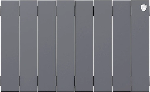 Радиатор биметаллический 8 секций Royal Thermo PianoForte 300 Silver Satin RTPSS30008 Радиатор биметаллический 8 секций Royal Thermo PianoForte 300 Silver Satin RTPSS30008