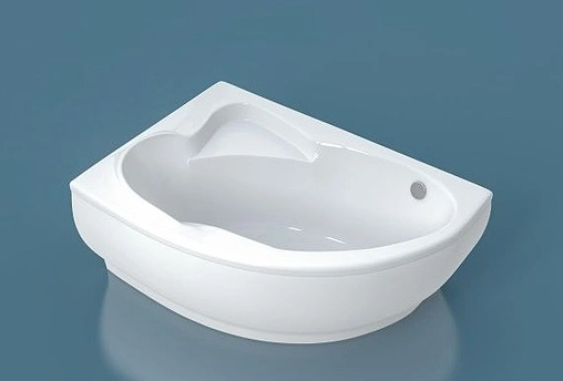 Ванна из искусственного камня Esse Flores 149x101.5 (103) R белый EFLR1490