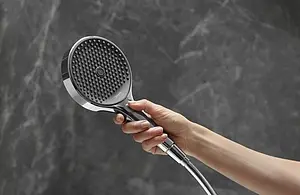 Душевой набор Hansgrohe Rainfinity 130 3jet 125см хром/графит 26852000, 4