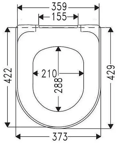 Крышка-сиденье для унитаза с микролифтом Villeroy&amp;Boch Architectura белый 98M9C101