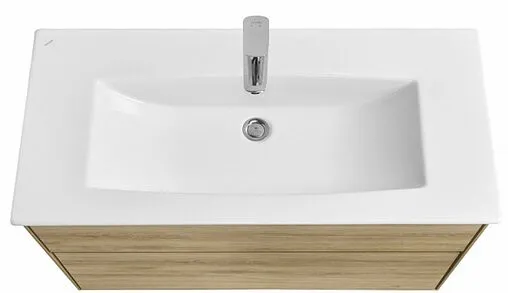 Тумба под умывальник подвесная Aquaton Либерти 100 дуб эльвезия 1A279601LYC70