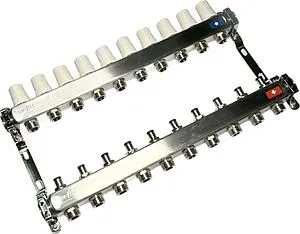 Группа коллекторная без расходомеров 10 отводов 1&quot;в/в x ¾&quot;ек Uni-fitt OPTIMAL 451B4310.RU, 4