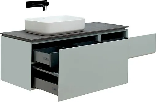 Тумба-умывальник подвесная Allen Brau Infinity 120 L папирус 1.21006.PWM+