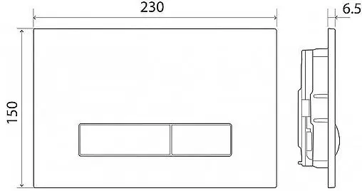 Комплект 5 в 1 BelBagno Loto BB070CHR/SC/BB002-80/BB018-GV-BIANCO с кнопкой белый глянцевый
