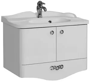 Тумба-умывальник Aquaton Венеция 75 белый 1A1509K0VN010, 1