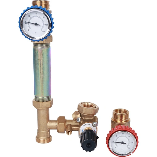 Насосный модуль с 3-х ходовым смесительным клапаном 1&quot;н х ¾&quot;в Stout SDG-0007-002001 без насоса