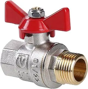 Кран шаровый 1"в x 1"н Valtec Base VT.218.N.06 Кран шаровый 1"в x 1"н Valtec Base VT.218.N.06, 1