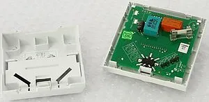 Проводной комнатный терморегулятор НЗ 230В Uni-fitt белый 341M1000, 5