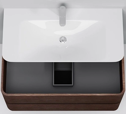 Тумба под умывальник подвесная Am.Pm Sensation 100 табачный дуб M30FHX1002TF