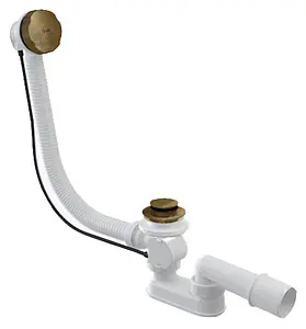 Слив-перелив для ванны AlcaPlast бронза A55ANTIC Слив-перелив для ванны AlcaPlast бронза A55ANTIC, 1