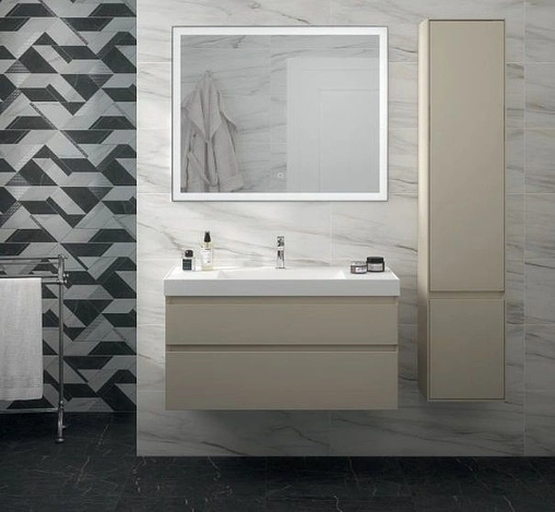 Шкаф-пенал подвесной Kerama Marazzi Cubo 35 лимо CUB.165Lh\LIM