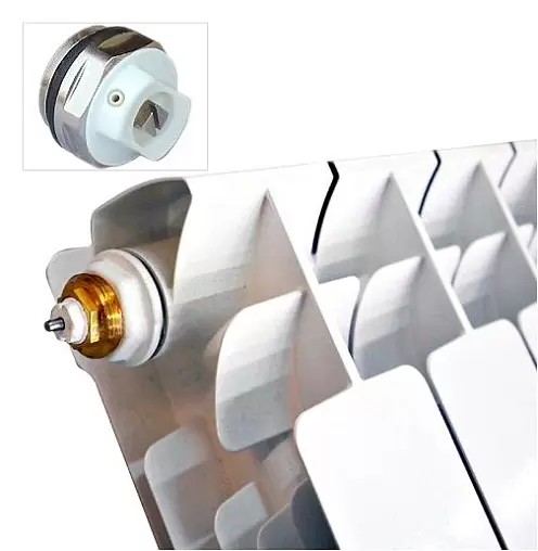 Радиатор биметаллический 4 секции нижнее правое подключение Rifar Base Ventil 500 RBVR50004