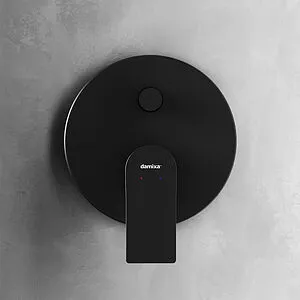 Смеситель для ванны скрытого монтажа Damixa Apollo чёрный матовый 477100300, 4