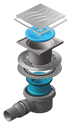 Трап горизонтальный Set Pestan Confluo Standart Dry Tide 1 Mask 150x150мм 13000070 Трап горизонтальный Set Pestan Confluo Standart Dry Tide 1 Mask 150x150мм 13000070