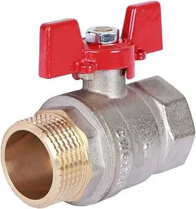 Кран шаровый 1"в x 1"н Rommer RBV-0004-0210225 Кран шаровый 1"в x 1"н Rommer RBV-0004-0210225, 1