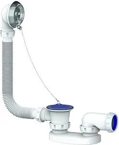 Слив-перелив для ванны Unicorn нержавеющая сталь S15 Слив-перелив для ванны Unicorn нержавеющая сталь S15, 1