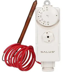 Механический термостат с капиллярной трубкой Salus PC белый AT10F, 5