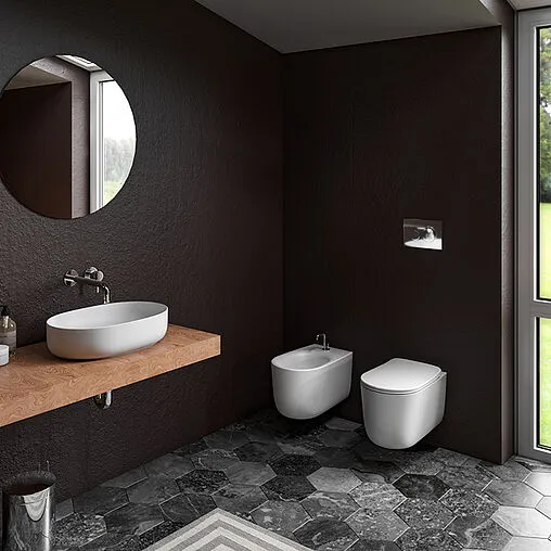 Раковина Kerasan Nolita 60 Grigio matt 534359