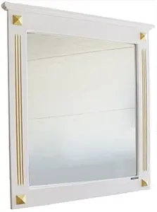 Зеркало Comforty Палермо 80 белый 00004143814CF Зеркало Comforty Палермо 80 белый 00004143814CF, 1