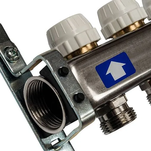 Группа коллекторная с расходомерами 11 отводов 1&quot;в/в x ¾&quot;ек Stout SMS-0927-000011