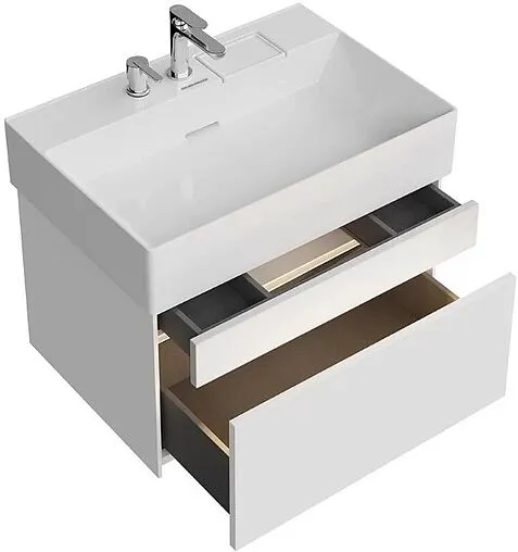 Тумба под умывальник подвесная Kerama Marazzi Logica 70 белоснежный LOG.70.2\WHT